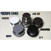역풍방지 스텐 후드캡 방풍형 스텐 75mm 스텐 아이보리 초코브라운 진회색 블랙 100mm, 진회색 100mm