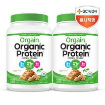 올게인 유기농 식물성 프로틴 피넛버터맛 920g 2개