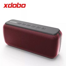 블루투스 스피커 XDOBO X8 5.0 Bluetooth 60W 휴대용 스피커 IPX5 방수 스피커 360 ° 서라운드 사운드 음성 도우미가있는 깊은 저음 사운드 바, 협력사, 빨간색