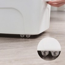 가전바퀴 가구바퀴 박스 이동식 부착식롤러 3개 리폼, 블랙(4개입)