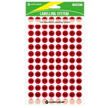 유니온플러스 unionplus 숫자스티커(321/적색) UL-321RD 9mm 1개