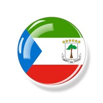 국가 국기 에티오피아 에리트레아 소말리아 지부티 케냐 탄자니아 우간다 르완다 부룬디 세이셸 30mm 유리 냉장고 자석 장식, Equatorial Guinea