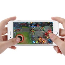 핸드폰조이스틱 휴대폰 게임 조이스틱 배틀그라운드 삼국지 메이플스토리 랜덤, 블랙, 1