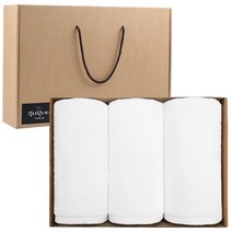 어메니티타올 바스타올 30수 450g 3P 호텔수건 선물세트, 1세트, 화이트