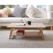 고무나무원목 접이식 휴대용 선반형 소파테이블900 카페 앤틱 쇼파 예쁜 티