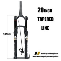 자전거 서스펜션 포크 26 27.5 29er mtb 에어 트래블 160mm 리바운드, 협력사, 29 테이퍼 라인