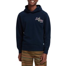 남자후드티 후드집업 미국 USA SCOTCH & SODA Logo Artwork Regular Fit Hoodie