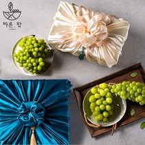 [바른팜] 과일 선물세트 샤인머스켓 [보자기+노리개포장] 최고급, 1개