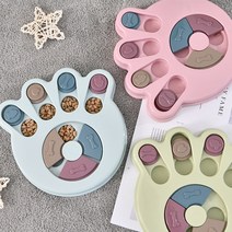 [구구번지]강아지 애완동물훈련 퍼즐 장난감 개 대화 형 느린 먹는 장난감 반련묘 반련견 분리불안 해소 치매예방, 그린
