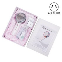 초음파 피부 갈바닉마사지기 얼굴 탄력 마사지기 뷰티디바이스 6 in 1 ems 적외선, 3 in 1 au 플러그