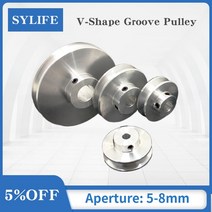 알루미늄 합금 v 홈 풀리 단일 홈 고정 보어 직경 22mm 31mm 41mm 58mm 조리개 5-14mm, 31X5mm