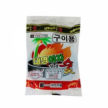 캠핑 낚시 대명 야자 성형 숯 착화탄 구이용 야자숯1개, 8개