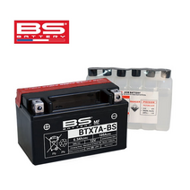 BS배터리 BTX7A-BS(12V 6.3Ah) (유아사 YTX7A-BS호환형) MF 타입-엑시브/비노125/넥스/어드레스/JET14/DD110/필그림 125 호환