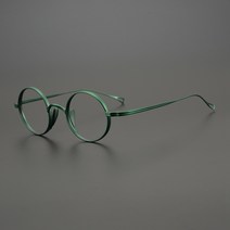 ba5245 동그란 둥근 티타늄 안경 테 가벼운 특이한