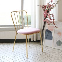 지엠퍼니처 인테리어 의자 골드 베스트 콜렉션, 17. 레인 골드 LN (핑크)