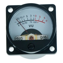측정 측량내구성 500UA 패널 VU DC/AC 6 ~ 12V 전구 따뜻한 백라이트 녹화 레벨 앰프 미터, 한개옵션0