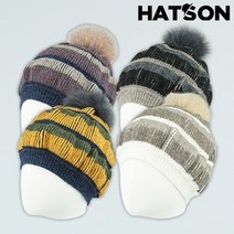 [햇츠온]H2-4413 HatsON 브랜드 여성 벙거지 빵 모자 보닛 귀달이 베레모 겨울 방한 비니 AA