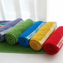 RT 순면 스포츠타올 국내제작 운동수건 헬스타올 30수, 선택:레드