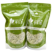 햄프씨드 햇 캐나다산 1kg(500gx2팩) 2022년산, 2개, 500g