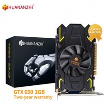 HUANANZHI RX560 4G GTX 960 4G 650 2G 브랜드의 새로운 오리지널 그래픽 카드 GPU 128Bit GDDR5 RX550 560 비디오 카드 칩, GTX 650 2G