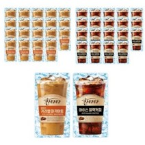 칸타타 아이스 230ml 카라멜마키아토x20팩+블랙커피x20팩, 총40팩