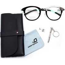 블랙라벨 JB9 CP709 3컬러 순수 티타늄안경테 동글이안경 제이비나인 코패드 나사 드라이버 안경닦이 케이스