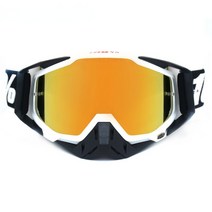 스키용 안경 헬멧 스키 마스크 스노모빌 스노보드 고글 스노우 모빌 안경 액세서리 장비 스노보드 남성용, 흰색 주황색