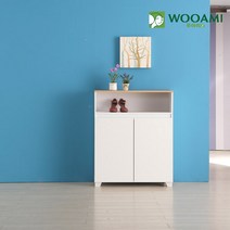 [우아미아이] [우아미가구]코모노 낮은 신발장800, 색상:오크