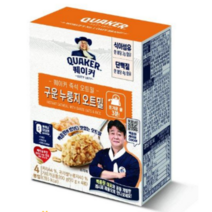 퀘이커 오트밀 구운 누룽지 200g, 3개