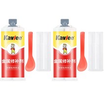 Menxo 메탈 리페어 접착제 강력 주물용 접착제방수 100g*1/2/3/4, 메탈 리페어 접착제 100g*2