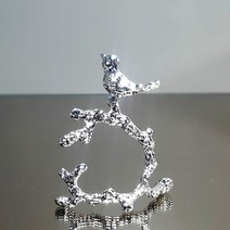 웨딩포 냅킨링 냅킨홀더 메탈 내츄럴 버드 실버 Napkin Ring Metal Silver Natural Bird, 1개