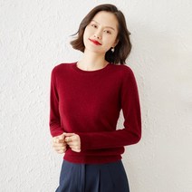 부드러운 스웨터 가을 겨울 라운드넥 셔츠 슬림핏 이너 가디건 여성용 니트