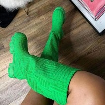 승마 부츠 가죽 말 신발 승마화 여자 여성 남자 남성 가을/겨울 럭셔리 두꺼운 밑창 굽 따뜻한 부츠 여성용, 02 green_03 37