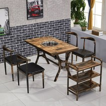 부탄가스테이블 밥상 고기테이블 고기 버너 입식, 2000와트인덕션쿠커