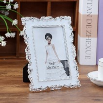 엔틱 로즈 사진액자(4x6) 인테리어액자, 색상:[색상]본상품