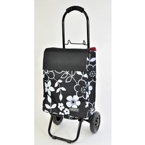 [Amazon.co.jp 한정] 렙 코코로 (코 · 코로) 쇼핑 캐리 카트 22L 플라워 블랙 플랩 & 보냉 기능 첨부