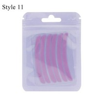 눈썹그리기 재사용 가능한 속눈썹 이식 실리콘 파마 패드 리프팅, style 11
