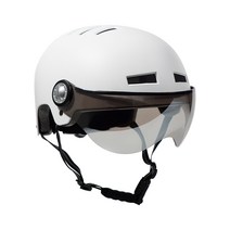 투랩 자전거 전동 킥보드 고글 어반 헬맷 TL11, 화이트 M