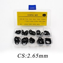오링 두께 1.522.531.82.65mm o 링 고무 o 링 씰 nbr 씰링 o-링 니트릴 와셔 o-링 세트 구색 키트 세트 상자, 비앤비50-2.65mm