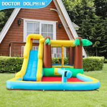 63118 야자수 에어바운스 - 실내 놀이기구 미끄럼틀 트램폴린 에어마이펀 에어바운스