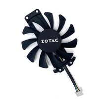 컴퓨터PC 75MM GTX 950 1060Ti PCI-EDC 용 냉각 Fna 그래픽 비디오 카드 팬 GA81S2U GTX950 960, [01] 1PCS GA81S2U, 01 1PCS GA81S2U