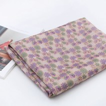 짱패브릭 (2마)다후다안감지-해피플라워 원단 패브릭#, 2마(고정폭 약 110cm*180cm)