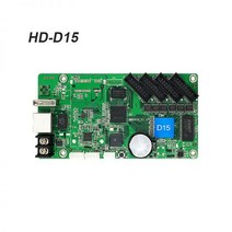 자동차어라운드뷰 자동차후방카메라설치 HD-D15 비동기 풀 컬러 led 디스플레이 제어 카드 4 * HUB75 데이터 인터페이스 RGB 384x64 픽셀 소형 화면, CHINA