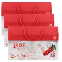 아람농장 무농약 문경 오미자즙 오미자 원액 오미자청, 30개x3세트, 70ml, 1