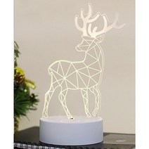 기타 LED 사슴 무드등 /아크릴 LED취침등, 상세페이지 참조
