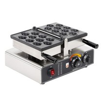 호두과자기계 호두과자틀 호두과자팬 110V 220V 상업용 와플 메이커 호두 케이크 제조 기계 10pcs/20pcs, 01 One plate_02 220V_02 EU