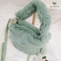 [프롬헤븐] 징징 겨울 퍼가방 여성 데일리 토트&크로스백