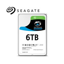 SEAGATE 시게이트 SKYHWAK 스카이호크 정품 DVR NVR 저장 보안 감시 CCTV 전용 3.5HDD SATA 6TB 7200RPM 64MB ST6000VX009