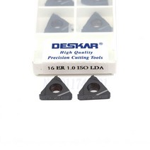 10pcs 16ER 1.5 ISO 0.75 16IR 2.0 3.0 LDA LDC 초경 인서트 CNC 선반 선삭 공구 나사 식 강철 용, [01] LDA, [02] 16IR, [05] 1.5 ISO