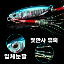 텅스텐 메탈지그미노우/ 삼치 부시리 갈치 농어 방어 참돔 루어낚시 비거리좋은하드베이트, 30g, 다크레드